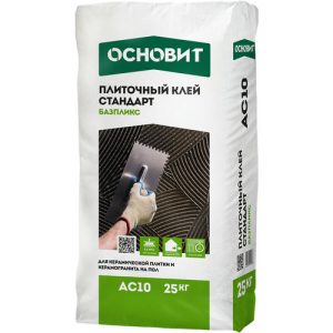 Клей для плитки Основит Базпликс AC10 25 кг