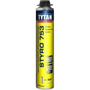 Пено-клей Tytan Professional Styro 753 для наружной теплоизоляции 750 мл