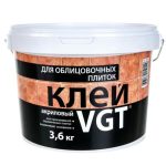 Клей для облицовочных плиток VGT 3,6 кг