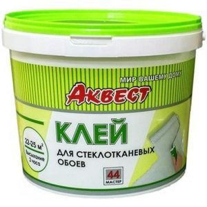 Клей обойный Аквест-44 для стеклотканевых обоев 10 кг