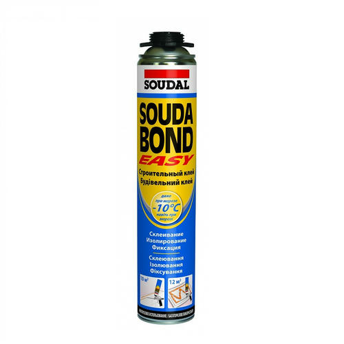 Клей полиуретановый Soudal Soudabond Easy Gun Winter 750мл в аэрозоле