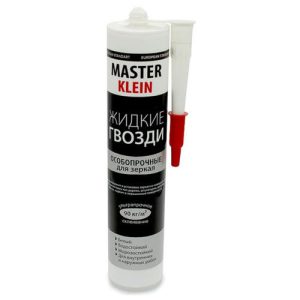 Клей монтажный MASTER KLEIN для зеркал 310мл белый