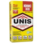 Клей для плитки Unis ХХI 25 кг