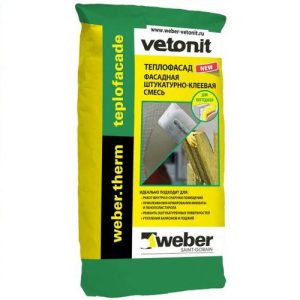 Смесь штукатурно-клеевая Weber.Vetonit Therm Teplofacade 20кг