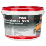 Клей для коммерческого линолеума и ПВХ покрытий Pufas Bodenkleber 525 морозостойкий 14 кг