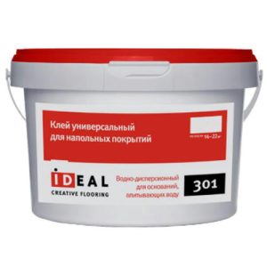 Клей Ideal 301 для бытовых ПВХ-покрытий 4 кг