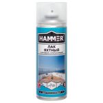Лак алкидно-уретановый аэрозольный HAMMER яхтный 520мл матовый