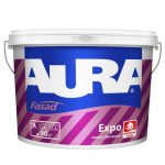 Высокоукрывистая краска для фасадов "AURA Expo база TR 0,9л"