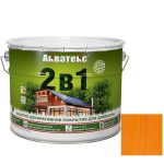 Покрытие алкидное защитно-декоративное для древесины Акватекс 2 в 1 полуматовое Орегон 9 л