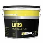 Краска моющаяся латексная Element Se Latex матовая белая (2л/3кг)