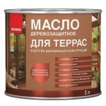 Масло деревозащитное Neomid для террас бесцветное 2 л