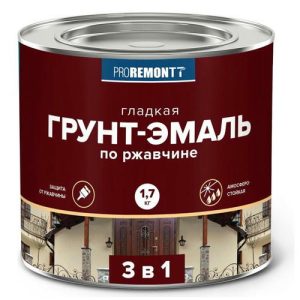 Грунт-эмаль Proremontt 3 в 1 матовая белая 1,7 кг