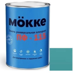 Эмаль алкидная Mokke ПФ-115 бирюзовая 20 кг