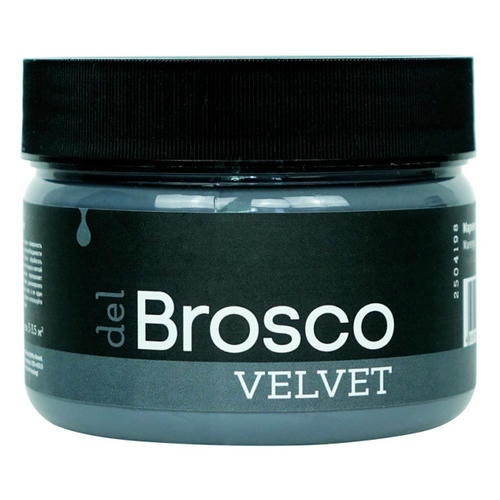 Краска акриловая DEL BROSCO Velvet интерьерная 0,25л серая