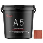 Лак акриловый Аквест-5 полуглянцевый Махагон 10 кг