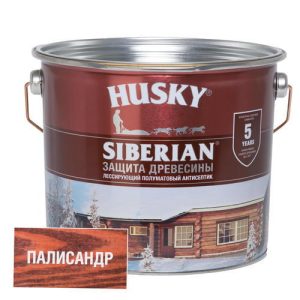 Антисептик HUSKY SIBERIAN полуматовый палисандр 2,7л