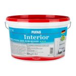 Краска интерьерная Pufas Interior oснова А, влагостойкая, белая, КМ0 (10 л)