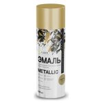 Эмаль аэрозольная Лакра Metallic металлик золото 35 520 мл