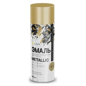 Эмаль аэрозольная Лакра Metallic металлик золото 35 520 мл