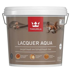 Лак интерьерный Tikkurila Lacquer Aqua EP матовый 9 л