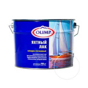 Лак OLIMP яхтный полуматовый 9 л