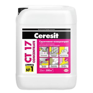 Грунтовка CT17 10л концентрат /Церезит