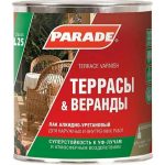Лак алкидно-уретановый Parade Classic L25 Террасы & Веранды матовый 0,75 л