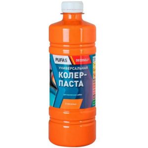Паста колеровочная универсальная Pufas Decoself 26 оранжевая 0,45 л