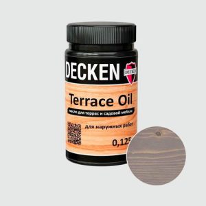 Масло DECKEN Terrase Oil Spice для террас Базальт 0,125 л