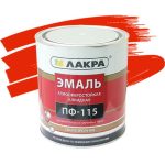 Эмаль Лакра ПФ-115 красная 1 кг