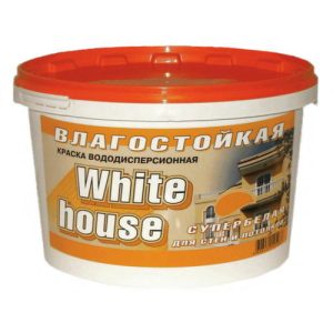 Краска ВД White house влагостойкая 1,5 кг