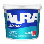 В/Д краска интерьерная AURA Nord 0,9л