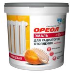 Эмаль для радиаторов отопления Ореол, акриловая глянцевая 0,8 кг