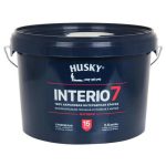 Краска акриловая HUSKY INTERIO 7 для стен и потолков база А 2,5л