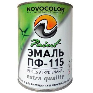 Эмаль Novocolor ПФ-115 ГОСТ-76 база С глянцевая 0,7 л