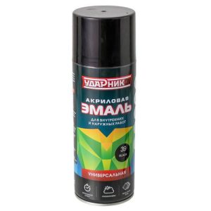 Эмаль аэрозольная HS-I №39/400ml "BLACK"(ЧЕРНЫЙ)(ТЕМНЫЙ)