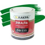 Эмаль Лакра ПФ-115 зеленая 1 кг