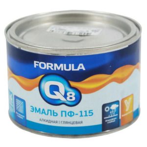 Эмаль Q8 Formula ПФ-115 0,4кг зеленая