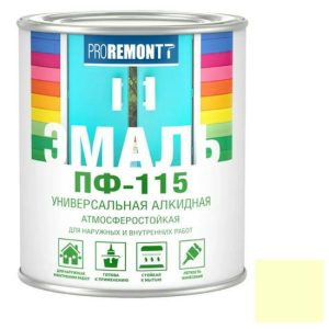 Эмаль Proremontt ПФ-115 RAL 1015 слоновая кость 0,9 кг