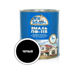 Эмаль ПФ-115М черная глянцевая Эксперт 2.7кг