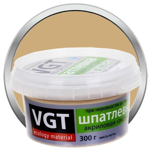 Шпатлевка акриловая по дереву VGT Экстра Бук 0,3 кг