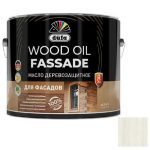 Масло деревозащитное для фасадов Dufa Wood Oil Fassade белое 9 л