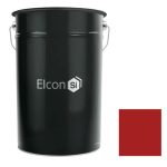 Грунт-эмаль антикоррозионная Elcon ХВ-0278 красно-коричневая RAL 3009 25 кг