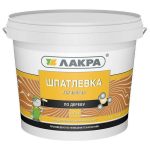 Шпатлевка акриловая по дереву Лакра белая 1,5 кг