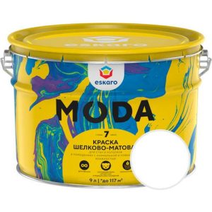 Краска ESKARO Moda 7 для стен и потолков 9 л