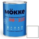 Эмаль алкидная Mokke ПФ-115 белая 20 кг