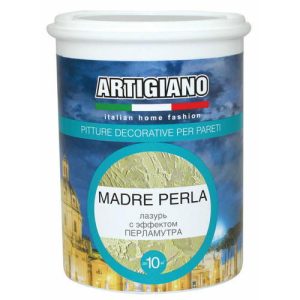 Краска декоративная ARTIGIANO Madre Perla 1л белая