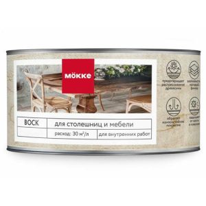Воск для столешниц и мебели Mokke 11902 0,15 л