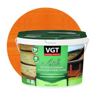 Лак пропиточный с антисептиком VGT тик 2,2 кг