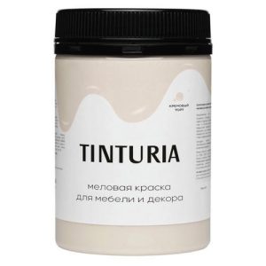 Краска для мебели и декора TINTURIA 0,35кг кремовый торт